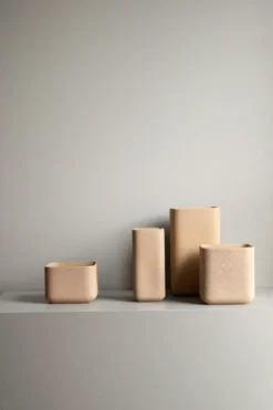 Cube kruka large 13 cm, Sand