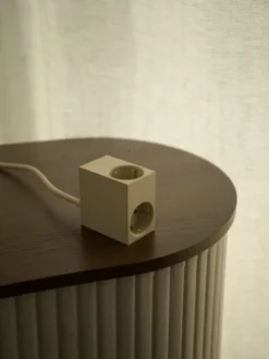 Cuboid grenuttag 2 m, Pearled Ivory