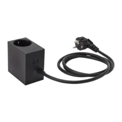 Cuboid+ grenuttag USB-C 30W 2 m, Black