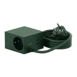 Cuboid+ grenuttag USB-C 30W 2 m, Dark Green