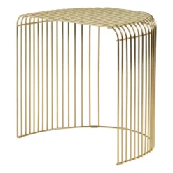 Curva bord 45 cm, Guld