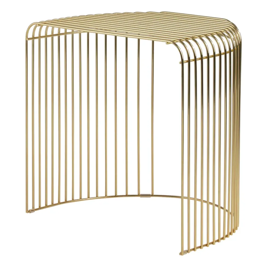 Curva bord 45 cm, Guld