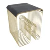 Curva bricka/toppanel till Curva pall 33 cm, Svart