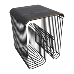 Curva bricka/toppanel till Curva pall 33 cm, Svart