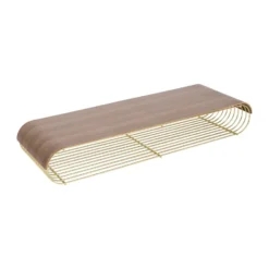 Curva bricka/toppanel till Curva hylla 80,4 cm, Valnöt
