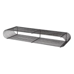 Curva hylla 80,4 cm, Black