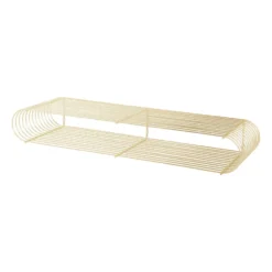 Curva hylla 80,4 cm, Gold