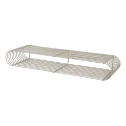 Curva hylla 80,4 cm, Taupe