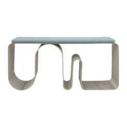 Curva sittdyna för bänk 32x95,5 cm, Dusty Blue