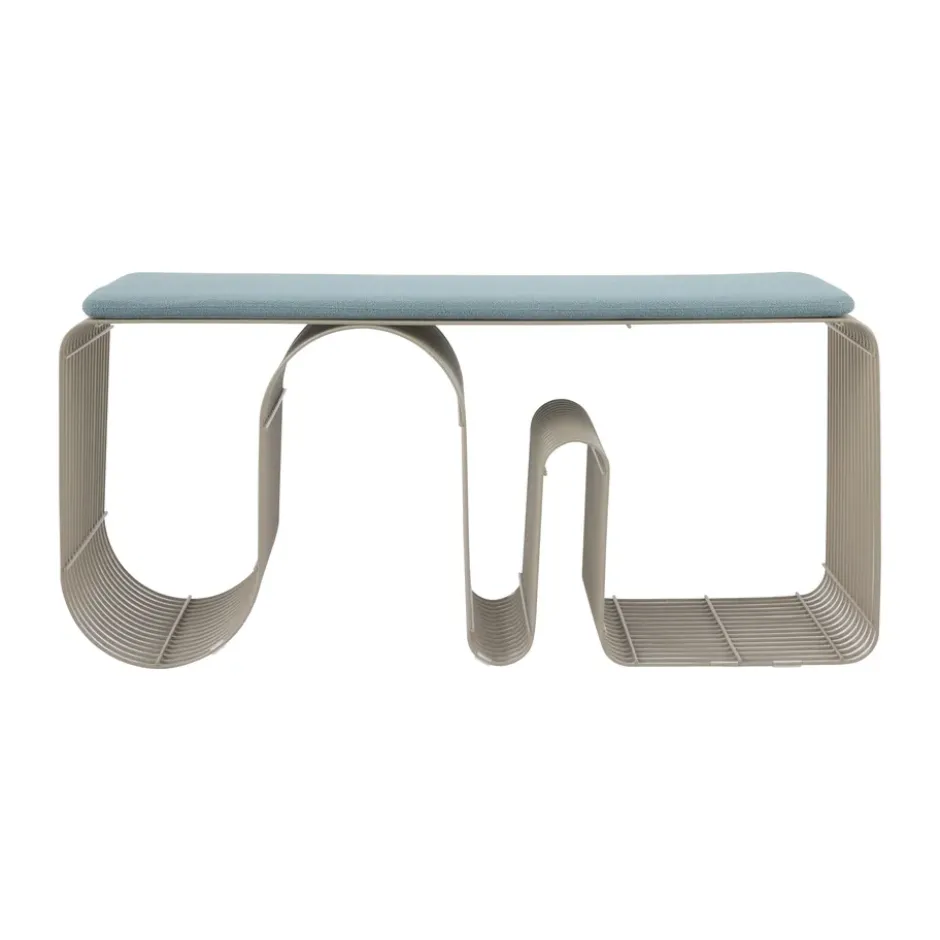 Curva sittdyna för bänk 32x95,5 cm, Dusty Blue