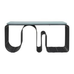 Curva sittdyna för bänk 32x95,5 cm, Dusty Blue