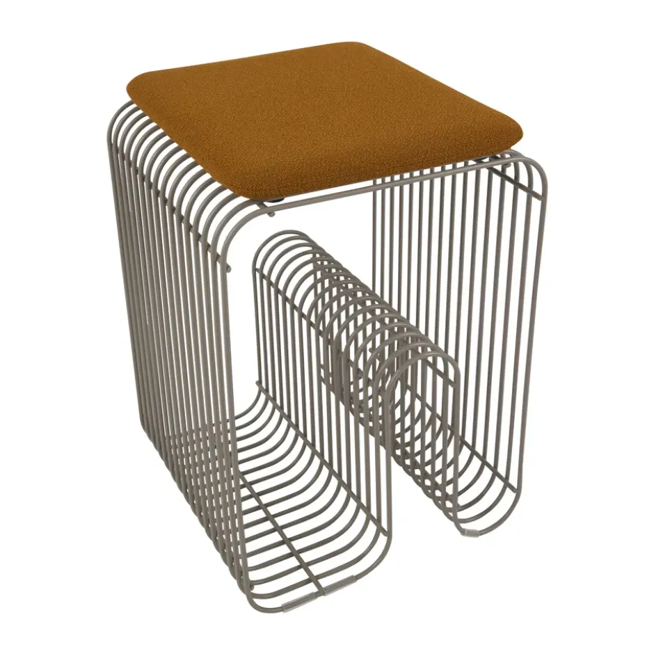 Curva sittdyna för Curva pall 27x32,5 cm, Amber