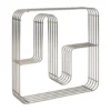Curva vägghylla kvadratisk, Silver