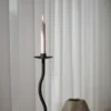 Curved ljusstake 75 cm, Black