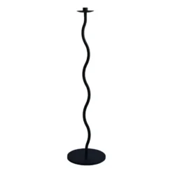 Curved ljusstake 85 cm, Black