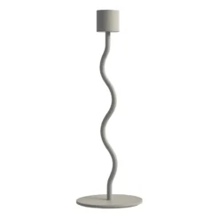 Curved ljusstake 23 cm, Sand