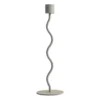 Curved ljusstake 26 cm, Sand