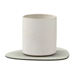 Curve Nupo Double glasunderlägg, Linen-flint Grey