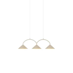 Curve pendel 3, Beige