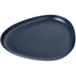 Curve Stoneware serveringsfat 30x35 cm, Navy blue