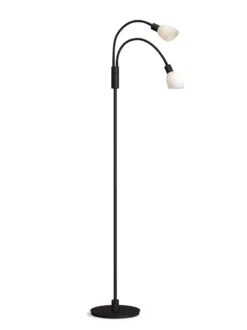 Cut golvlampa 132 cm, Svart