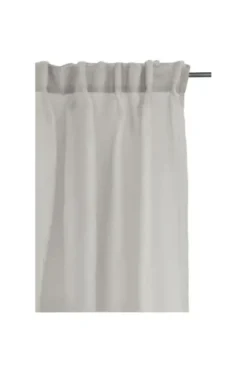 Dalsland gardin med veckband 145x250 cm, Pearl