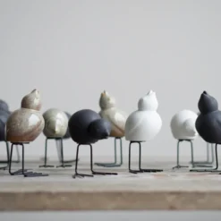 DBKD Swedish Birds påskdekoration 2-pack, White