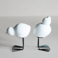 DBKD Swedish Birds påskdekoration 2-pack, White