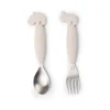Deer Friends Easy-grip bestickset 2 delar, Sand