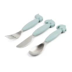 Deer Friends Easy-grip bestickset 3 delar, Blue
