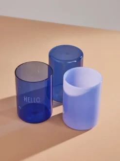 Design Letters favoritglas 35 cl, Milky blue