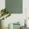Design Letters favoritglas 35 cl, Milky green