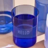 Design Letters favoritglas 35 cl, Blå