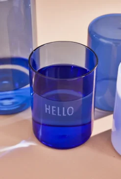 Design Letters favoritglas 35 cl, Blå