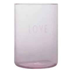Design Letters favoritglas 35 cl, Love-rose