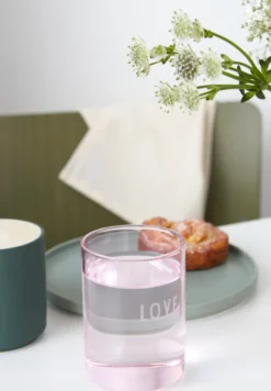 Design Letters favoritglas 35 cl, Love-rose
