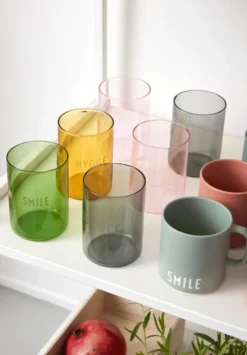 Design Letters favoritglas 35 cl, Hygge-mustard
