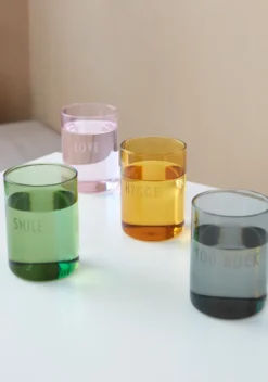 Design Letters favoritglas 35 cl, Hygge-mustard