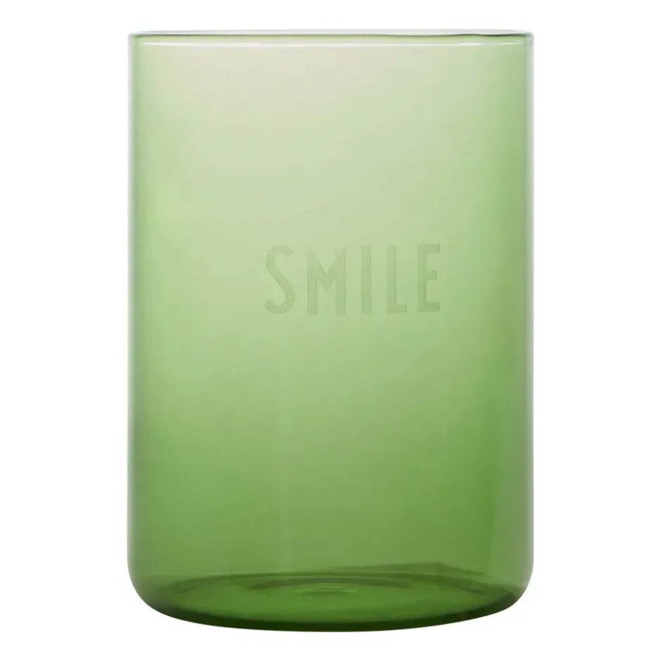 Design Letters favoritglas 35 cl, Smile-green