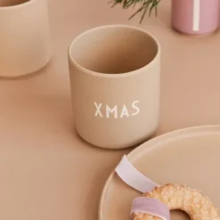 Design Letters favoritkopp 25 cl, Xmas-beige