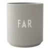 Design Letters favoritkopp 25 cl, Far-grey