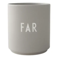 Design Letters favoritkopp 25 cl, Far-grey