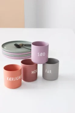 Design Letters favoritkopp 25 cl, Far-grey