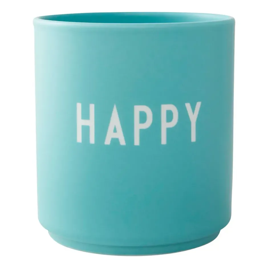 Design Letters favoritkopp 25 cl, Happy-aqua blue