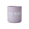 Design Letters favoritkopp 25 cl, You rock-lavender