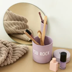 Design Letters favoritkopp 25 cl, You rock-lavender