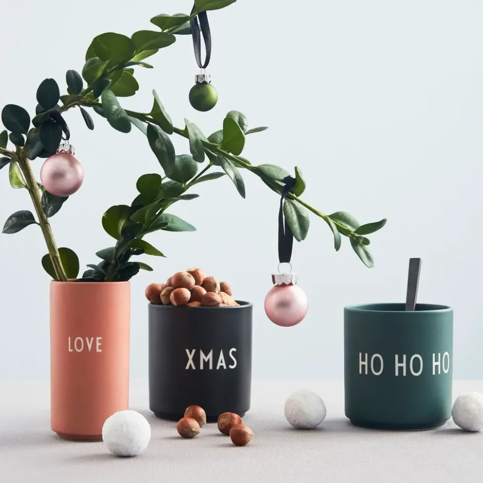 Design Letters favoritkopp 25 cl, Ho ho ho-dark green