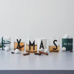 Design Letters favoritkopp 25 cl, Ho ho ho-dark green