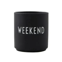 Design Letters favoritkopp 25 cl, Weekend-black
