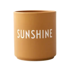 Design Letters favoritkopp 25 cl, Sunshine (Gul)